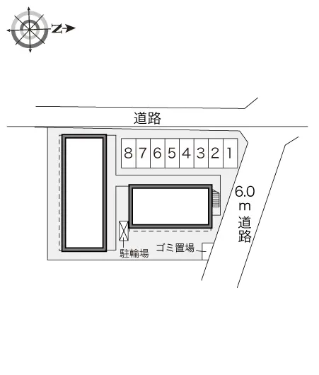 ★手数料０円★名古屋市昭和区石仏町２丁目　月極駐車場（LP）